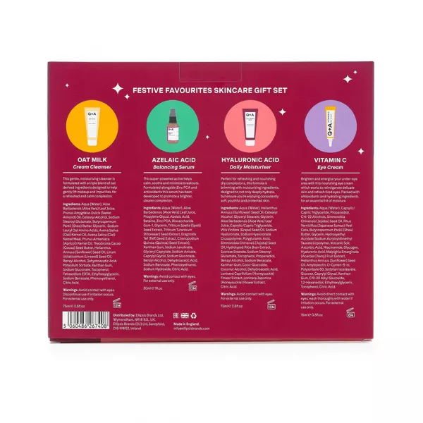 Q+A Festive Favourites Gift Set (f/cl/125ml+f/ser/30ml+f/cr/75ml+eye/cr/15ml) ������������ ���� ��� ������� �� ����� �������