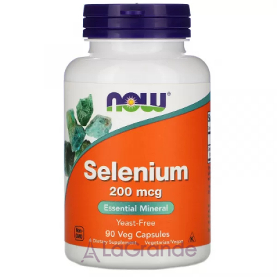 Now Foods Selenium Yeast Free 200 mcg   , 200 