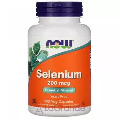 Now Foods Selenium Yeast Free 200 mcg   , 200 