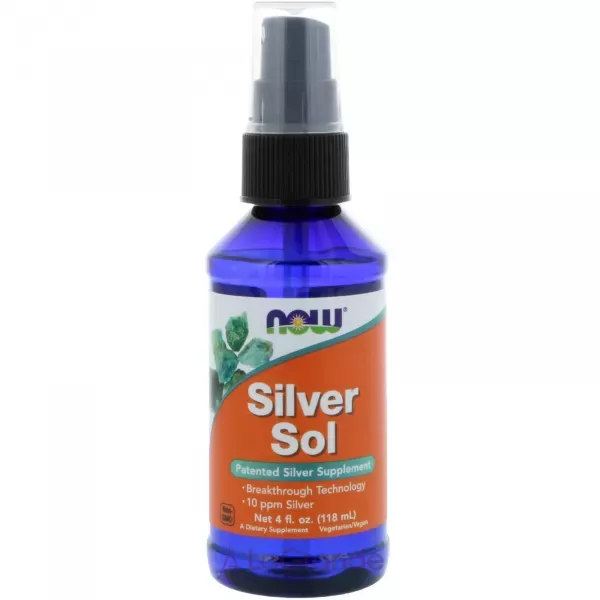 Now Foods Silver Sol 50 mcg ������� �����, 50 ���, ����� (������������� �� �������������� ����)