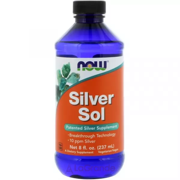 Now Foods Silver Sol 50 mcg ������� �����, 50 ���, ����� (������������� �� �������������� ����)