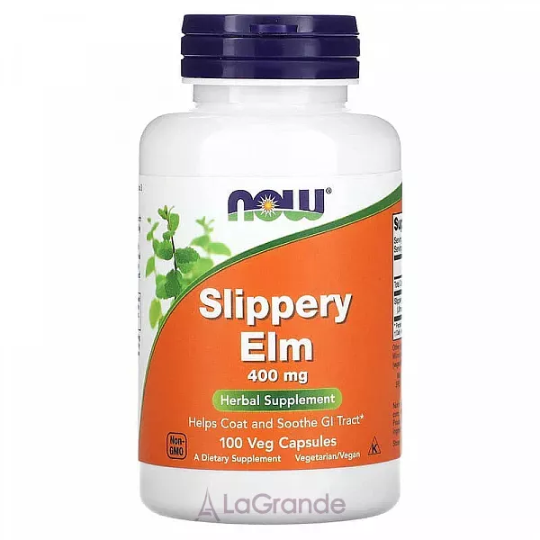 Now Foods Slippery Elm 400 mg �������� �'��, 400 �� (������������ ����� ��� �������� ��������-��������� ������)
