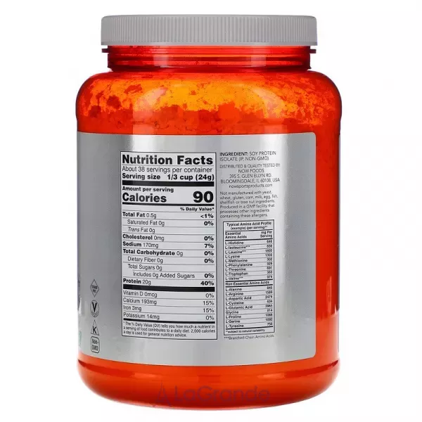 Now Foods Soy Protein Isolate C���� ������ ������