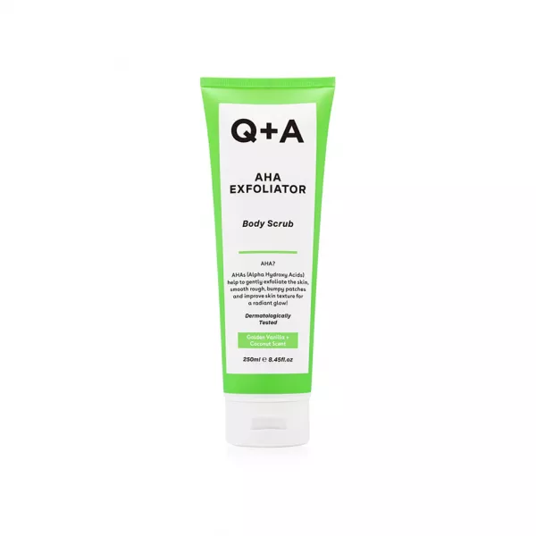 Q+A AHA Exfoliator Body Scrub �������������� ����� ��� ���� � AHA ���������