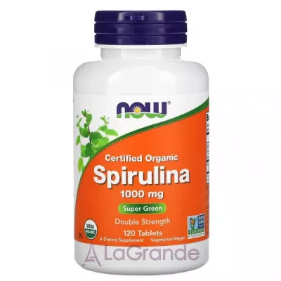 Now Foods Spirulina 1000 mg  , 1000 