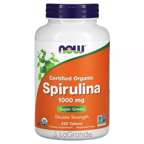 Now Foods Spirulina 1000 mg ����������� ������� 