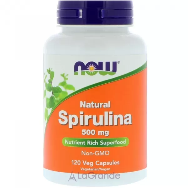 Now Foods Spirulina 500 mg ������� ����������, 500 ��