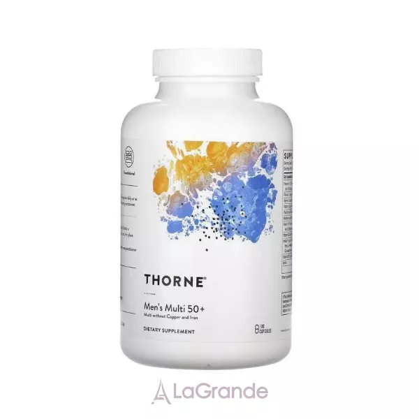Thorne Research Men's Multi 50+ �������������� ��� ������ 50+ � ��������