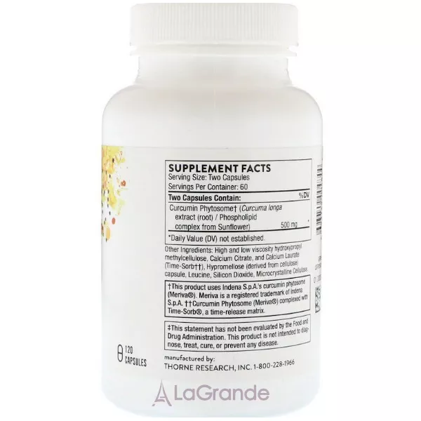 Thorne Research Meriva-SF Curcumin Phytosome �������� ��������� � ��������