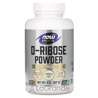 Now Foods D-Ribose Powder D-, , 5000 