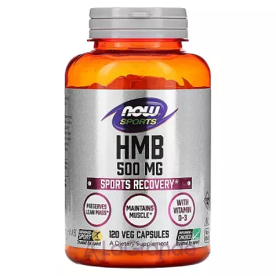 Now Foods Sports HMB 500 mg  , 500 