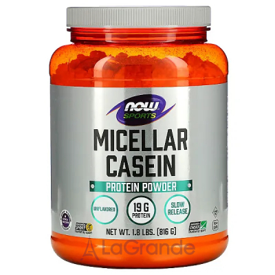 Now Foods Micellar Casein Protein Powder Unflavored  ,   ,  