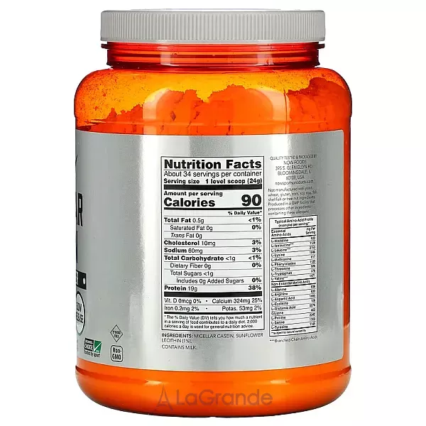 Now Foods Micellar Casein Protein Powder Unflavored ̳�������� �����, ������� �������� ������������, ��� �������������