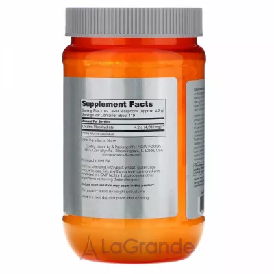 Now Foods Micronized Creatine Monohydrate   