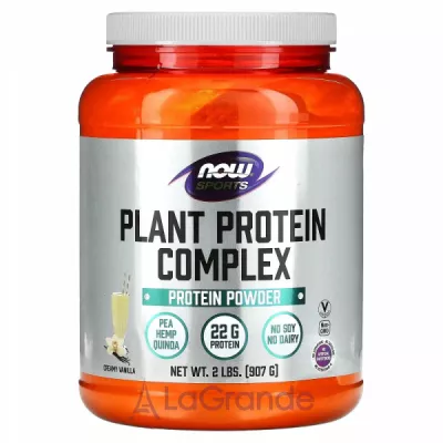 Now Foods Plant Protein Complex Creamy Vanilla   ,   