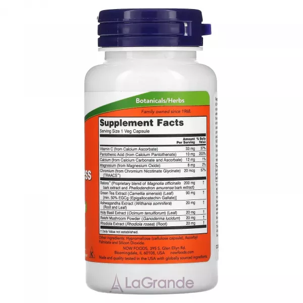 Now Foods Adrenal Stress Support ������� ��� ��������� ������������� ��� �������