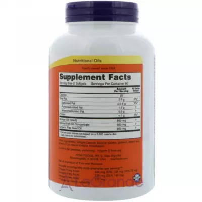 Now Foods Super Omega 3-6-9 1200 mg   3-6-9, 1200 