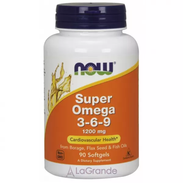 Now Foods Super Omega 3-6-9 1200 mg ����� ����� 3-6-9, 1200 ��