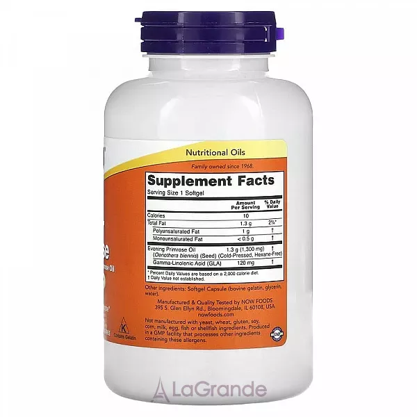 Now Foods Super Primrose 1300 mg ��� �������� �������, 1300 ��
