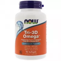 Now Foods Tri-3D Omega ���'���� ��� + ����� D-3