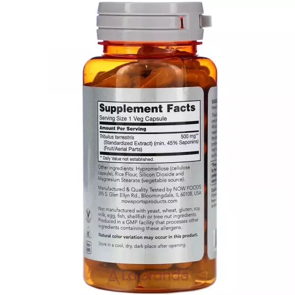 Now Foods Tribulus 500 mg ��������, 500 �� (�������� ��������� ������'�)