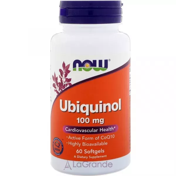 Now Foods Ubiquinol 100 mg �������, 100 �� (�������� ������'� �������-������� �������)