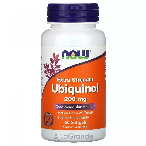 Now Foods Extra Strength Ubiquinol 200 mg �������, ������ ����, 200 �� (�������� ������'� �������-������� �������)