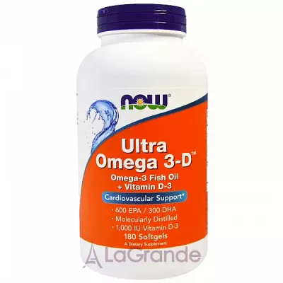 Now Foods Ultra Omega 3-D  -3 +  3