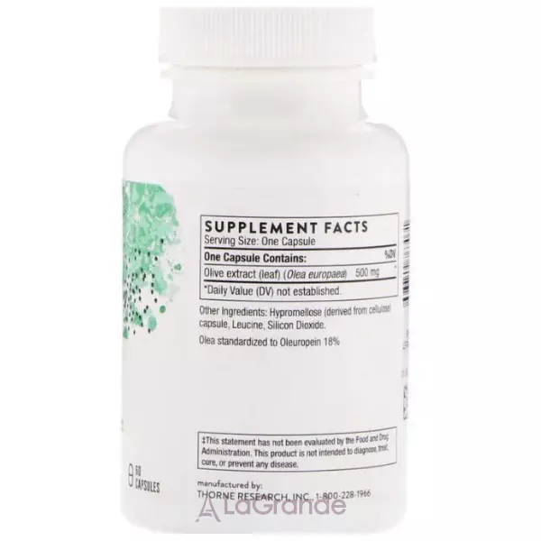 Thorne Research Olive Leaf Extract �������� ���������� ����� � ��������