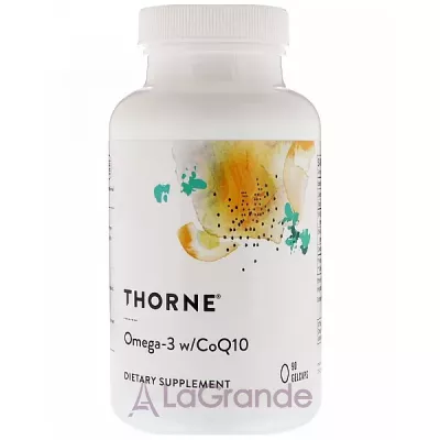 Thorne Research Omega-3 with CoQ10 -3   Q10  