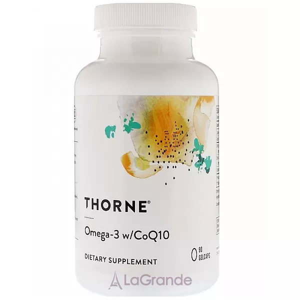 Thorne Research Omega-3 with CoQ10 �����-3 � ��������� Q10 � ��������
