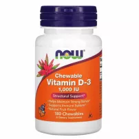 Now Foods Chewable Vitamin D-3 1000 IU ³���� �3, 1000 ��, �������� �������� � ��������� ������