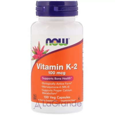 Now Foods Vitamin K2 100 mcg  K2, 100 