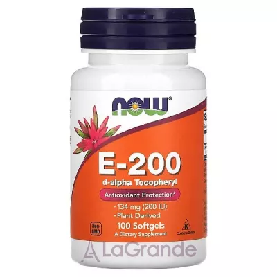 Now Foods Vitamin E-200  E, 200 