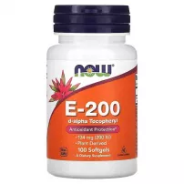 Now Foods Vitamin E-200 ³���� �, 200 ��