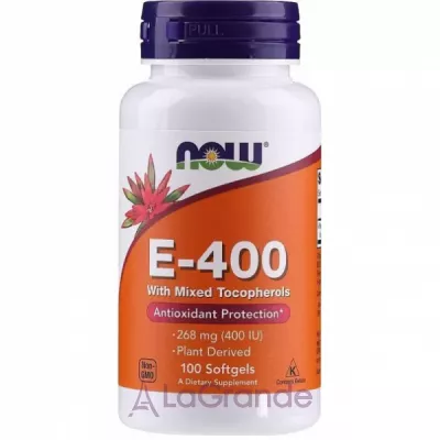 Now Foods Vitamin E-400 ³ E   , 400 