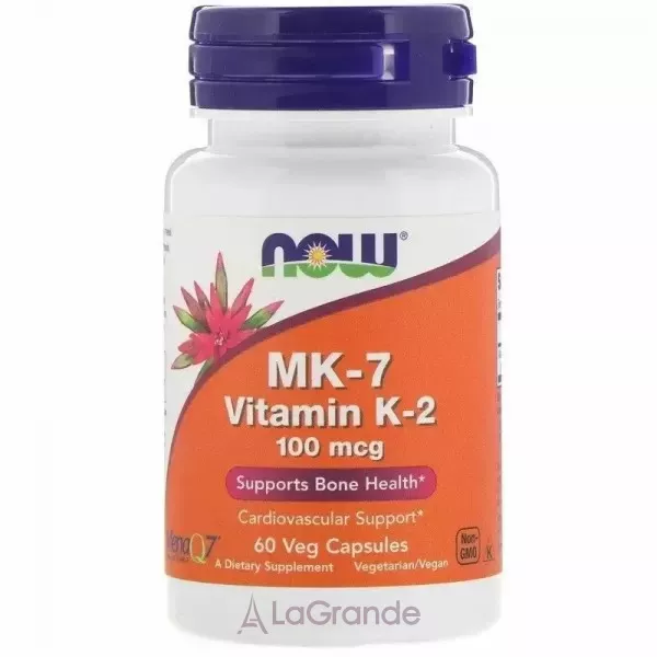 Now Foods MK-7 Vitamin K-2 100 mcg MK-7 ³���� K-2, 100 ���