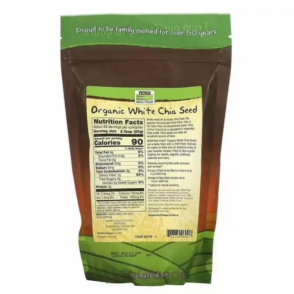 Now Foods Organic White Chia Seed ����� ������ ���