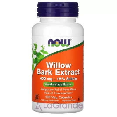 Now Foods Willow Bark Extract 400 mg    , 400 