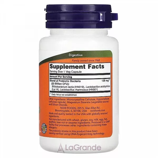 Now Foods Woman's Probiotic 20 Billion Ƴ����� ��������, 20 ���� ���