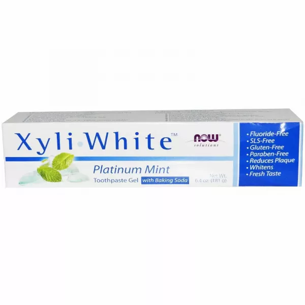 Now Foods Platinum Mint Toothpaste Gel ������ �����-���� � ����� � ������� �����