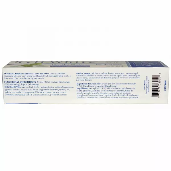 Now Foods Platinum Mint Toothpaste Gel ������ �����-���� � ����� � ������� �����