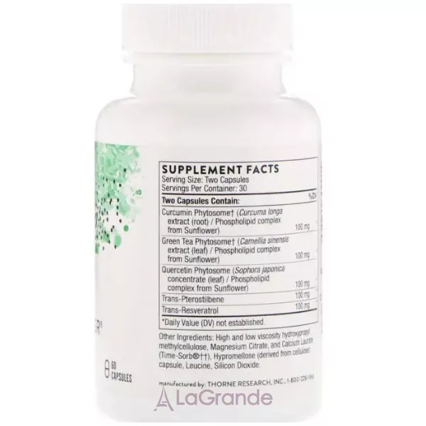Thorne Research PolyResveratrol-SR ����������� ������������� �������� � ��������
