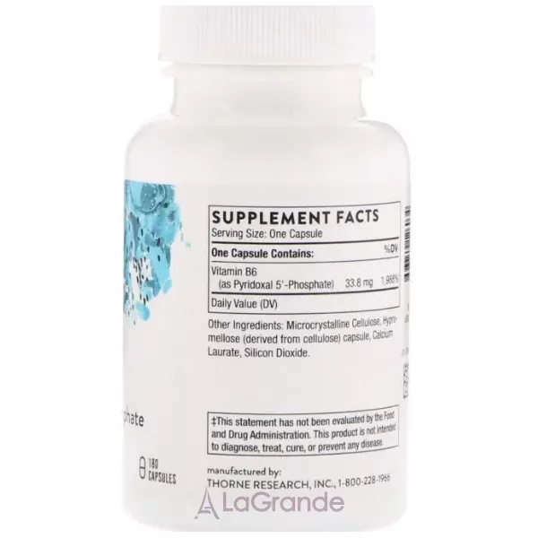 Thorne Research Pyridoxal 5'-Phosphate ������� �6 ���������� � ��������