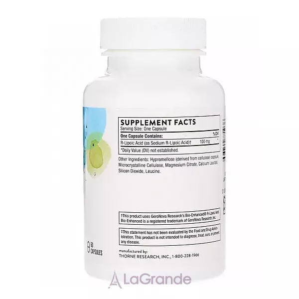 Thorne Research R-Lipoic Acid R-�������� ������� � ��������