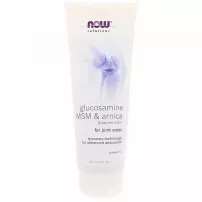 Now Foods Solutions Glucosamine, MSM & Arnica Liposome Lotion ���������� ������ � ������������, ��� � �������