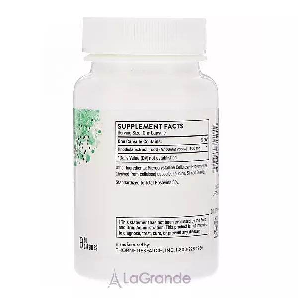 Thorne Research Rhodiola ������� ������� � ��������