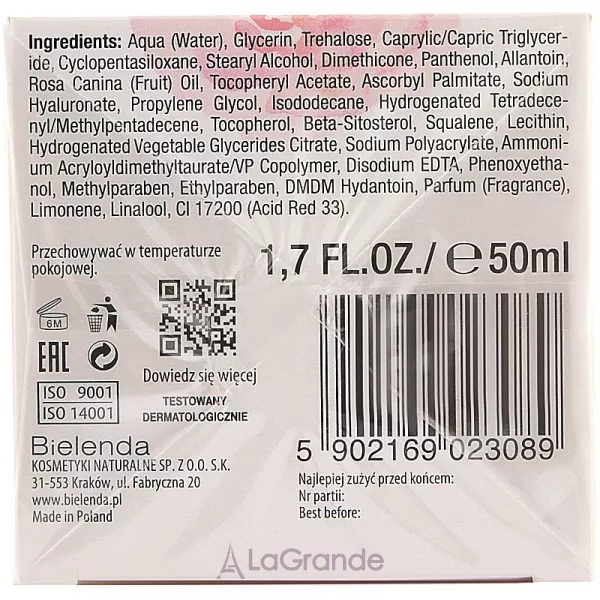 Bielenda Rose Care Moisturizing Rose Cream �������������� ���������� ���� ��� �������