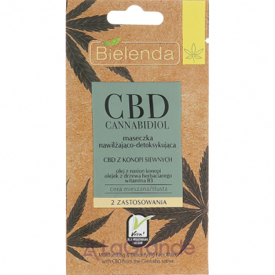 Bielenda CBD Cannabidiol Moisturizing & Detoxifying Mask      