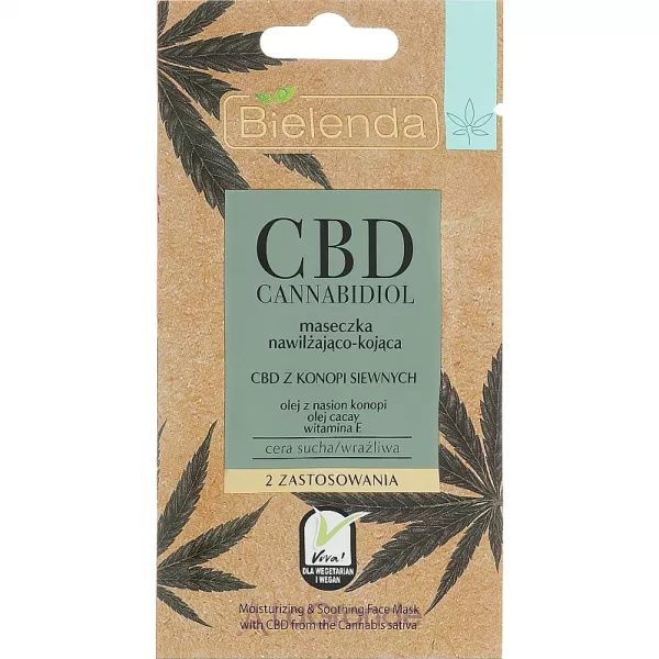 Bielenda CBD Cannabidiol Moisturizing & Soothing Mask ����� ��� ����� � �������������� ����